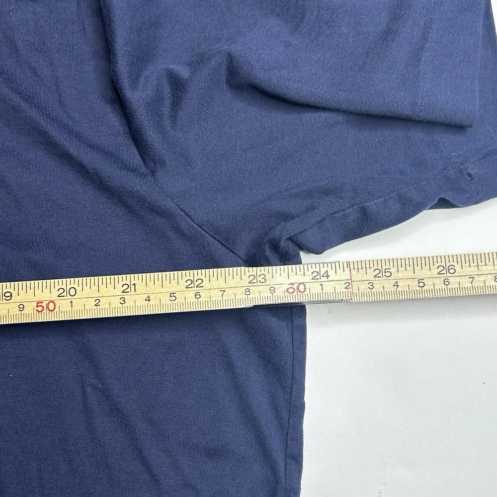 Vintage Polo Golf Shirt By Ralph Lauren Pima Cotton Men's Size Large L Peru Blue